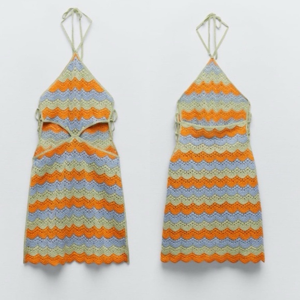 Zara cut out crochet dress - Picture 7 of 7